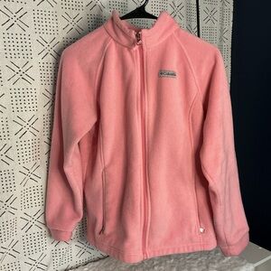 Columbia Soft Pink Fleece Jacket